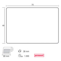 41 4870 PT1 - 1.000 Et/Rl (Thermotransfer)
