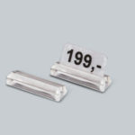 86 ES22-25T - Etiketten-Ständer 22 mm, 25°, transparent