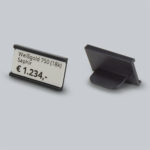 86 EH2-S - Etiketten-Halter 22x10 schwarz
