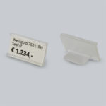 86 EH2-T - Etiketten-Halter 22x10 transparent